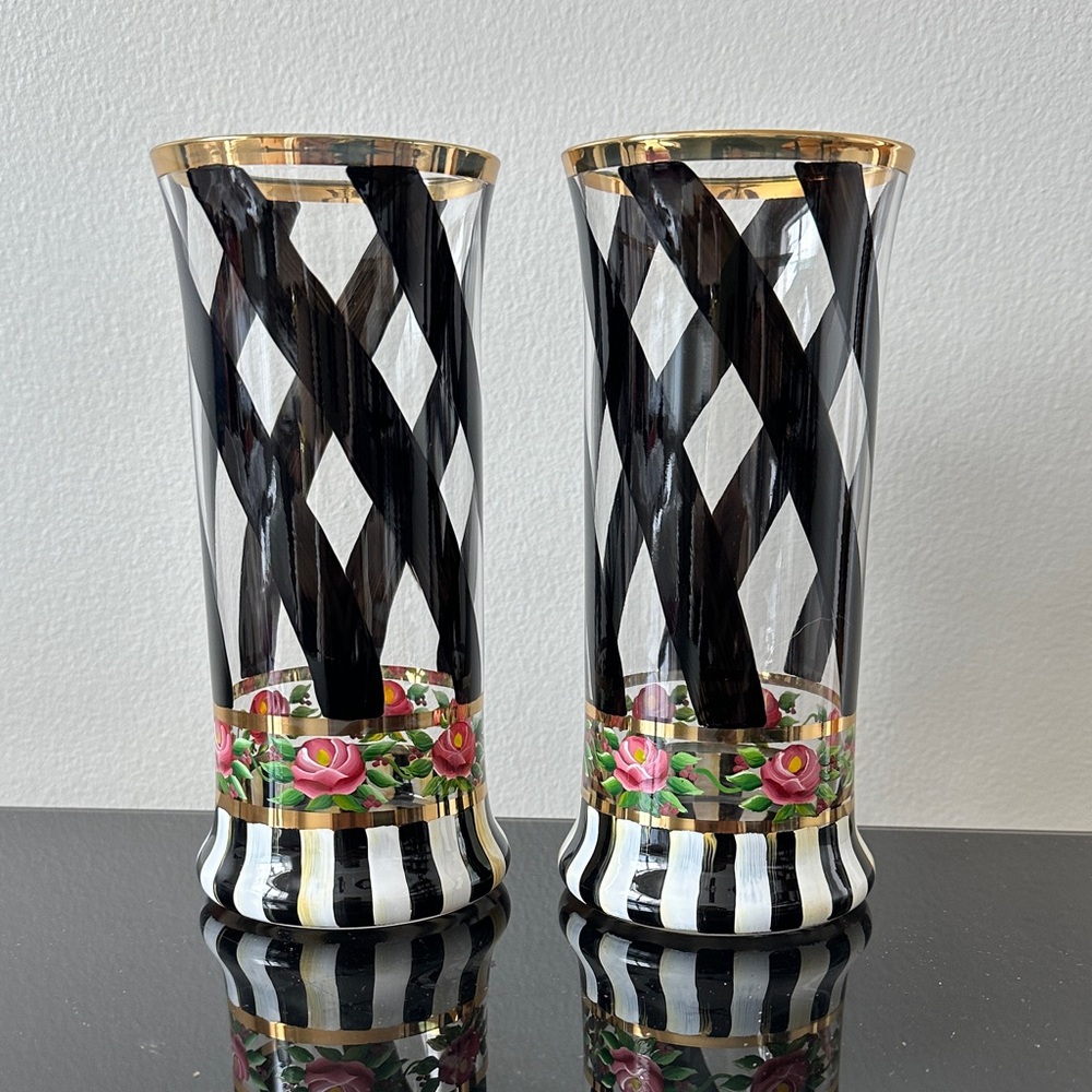 Mackenzie-Childs Highball Glasses